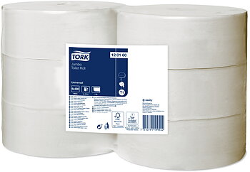 Tork Jumbo Toalettpapper Universal – 1-lagers