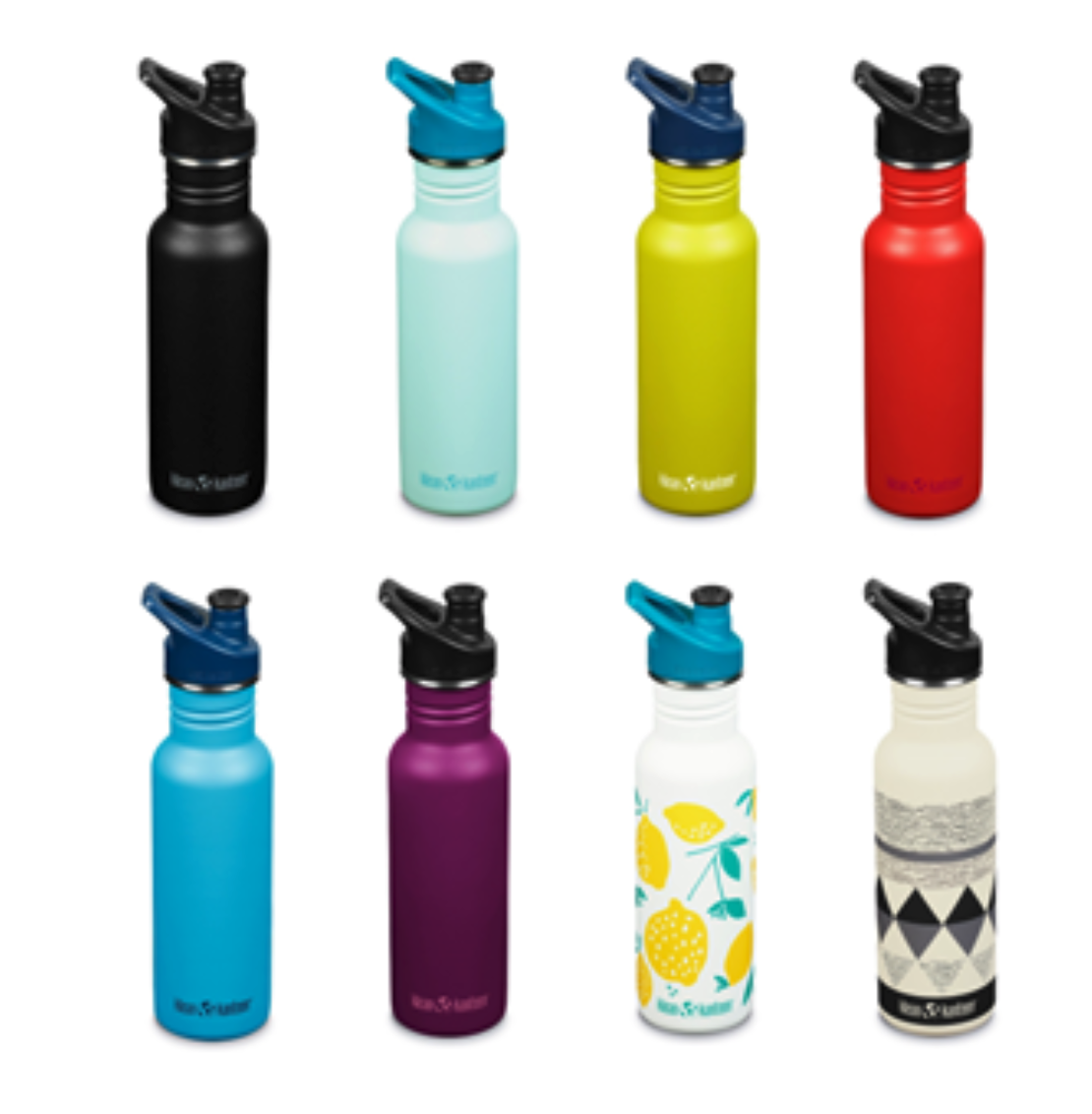 Klean Kanteen urheilupullot eri väreissä