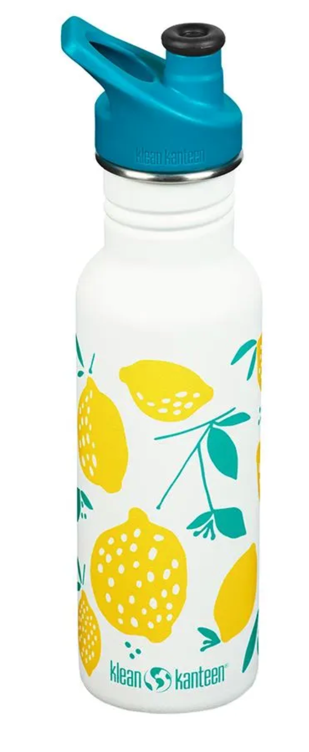 Urheilupullo Klean Kanteen sitruunoilla