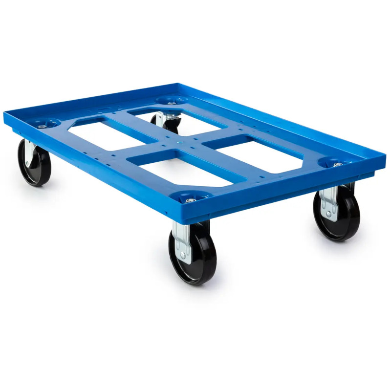 Trolley hole bottom / 2 swivel wheels, plastic  (UNASSEMBLED) - 3