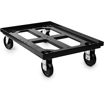 Trolley hole bottom / 2 swivel wheels, plastic  (UNASSEMBLED)