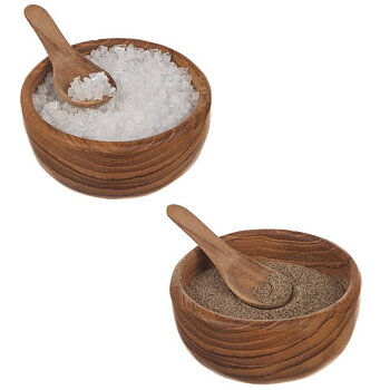 Salt & Peppar skål med sked