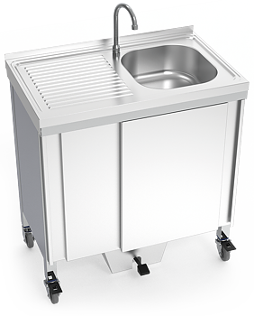 Mobile sink / sink