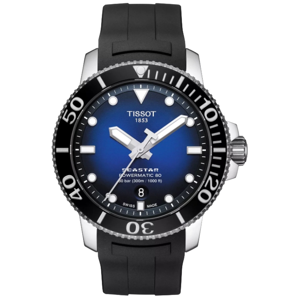 T120.407.17.041.00 Tissot Seastar 1000 Powermatic 80 43 blå
