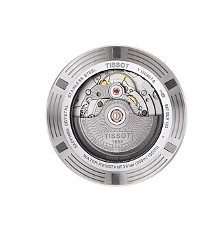 Tissot Seastar 1000 Powermatic 80 43 blå baksida