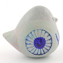 Lisa Larson (Fåglar 1964) Rounded Bird with Relief Decor 8 cm