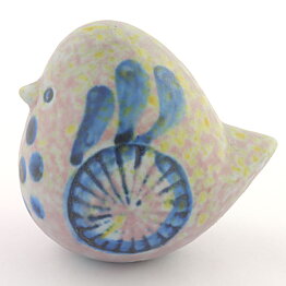 Lisa Larson (Fåglar 1964) Rounded Bird with Relief Decor 8 cm