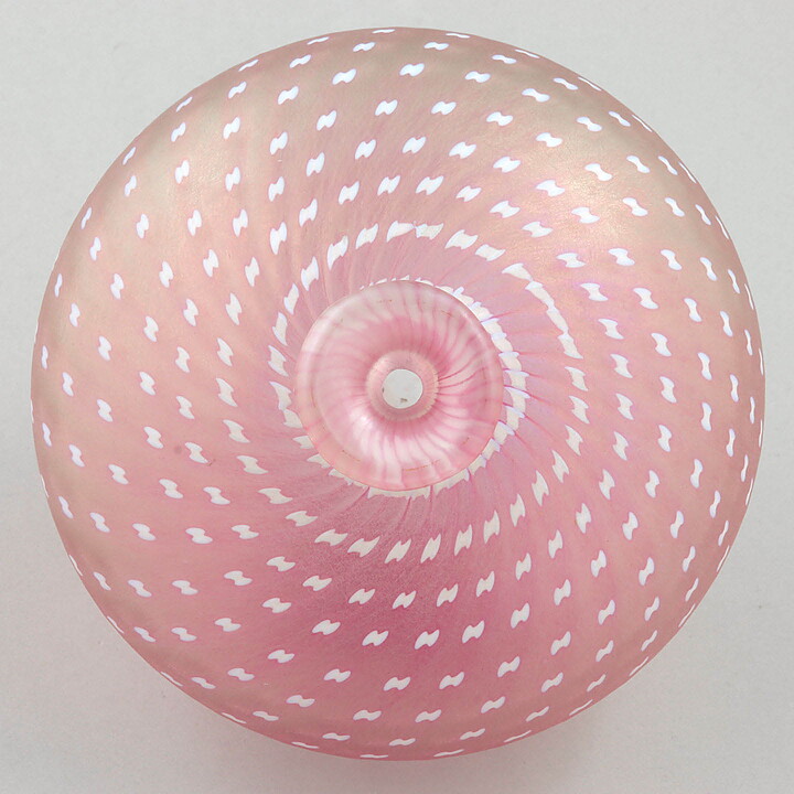 バーティル･ヴァリーン Minosシリーズ  ピンクグラスの花瓶  Vase 1984年 12 cm