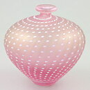 バーティル･ヴァリーン Minosシリーズ  ピンクグラスの花瓶  Vase 1984年 12 cm
