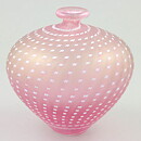 Bertil Vallien (Minos 1984) Pink Vase with Swirling Decor 12 cm