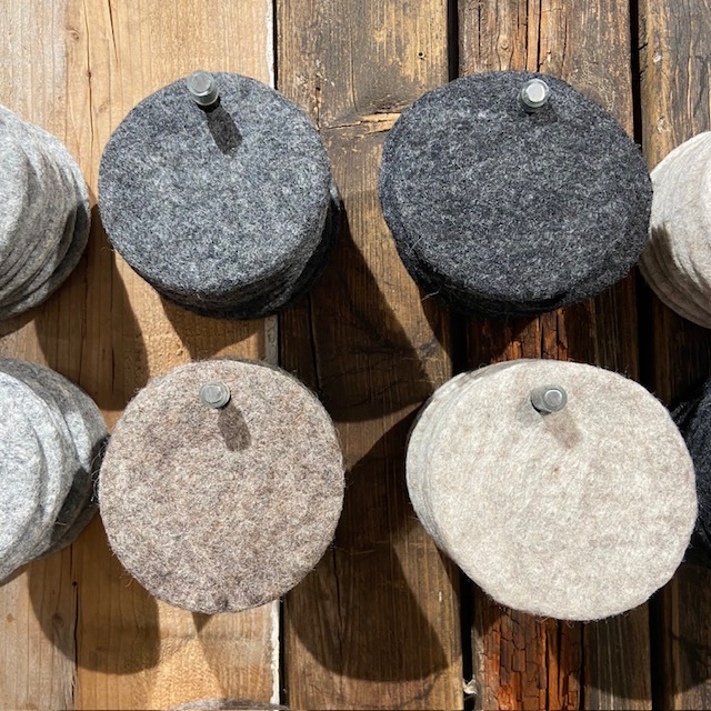 WOOLround™ 10 - Coasters in all shades - 2