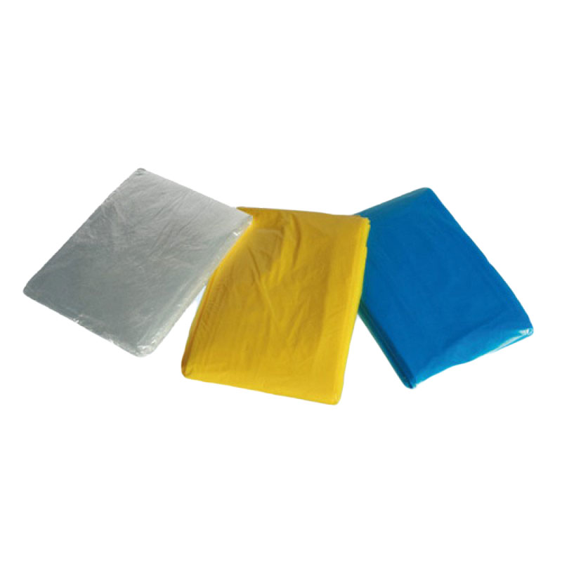 Regnponcho i olika färger