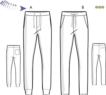 Sweatpants Sander, 2V18,  XS - 2XL