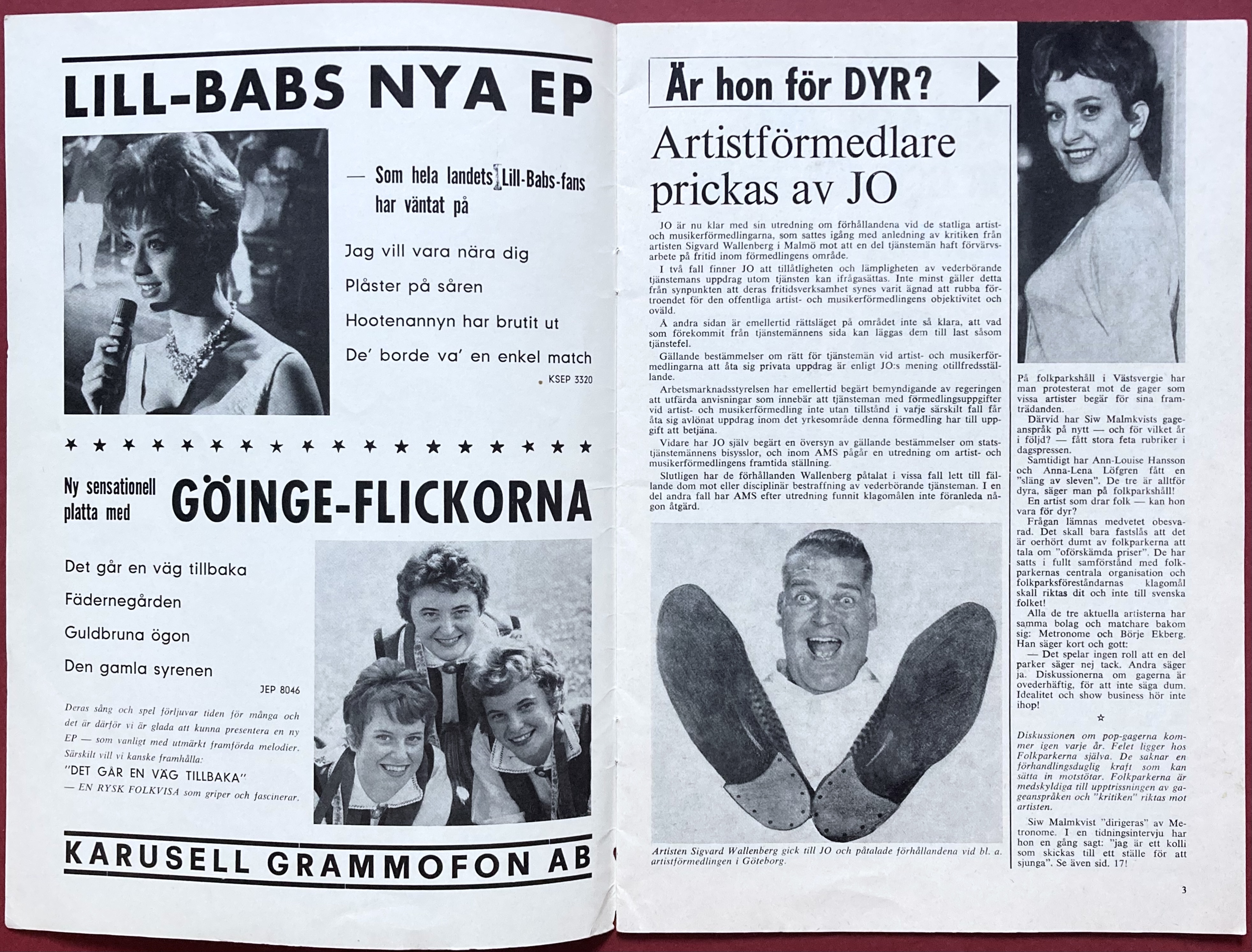 ARTIST REVY - Nr 4 1964 ELVIS omslag - 3