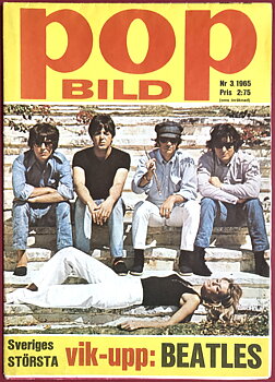 BEATLES - POPBILD No 3 1965 Toppskick!