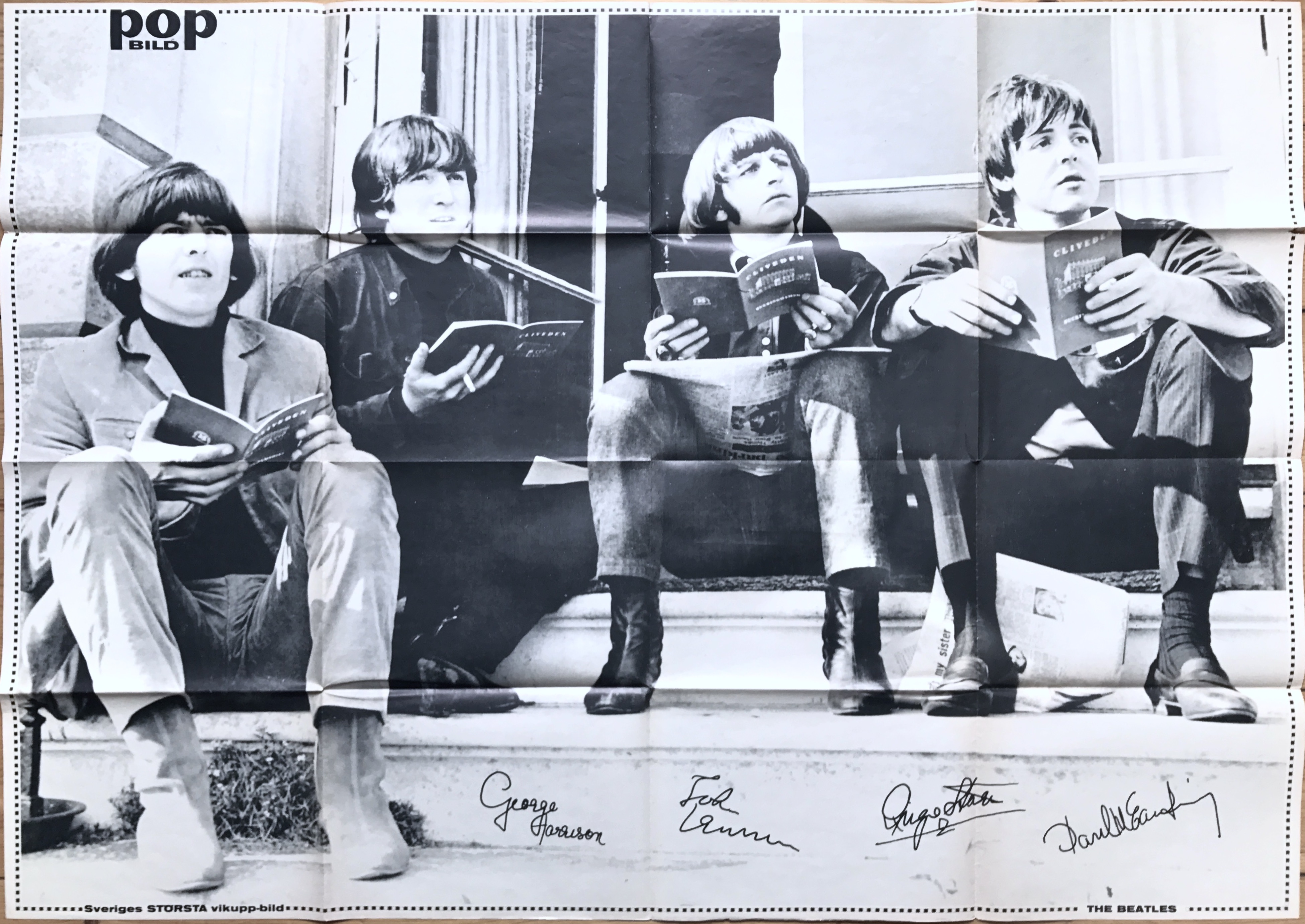 BEATLES - POPBILD No 3 1965 Toppskick! - 4