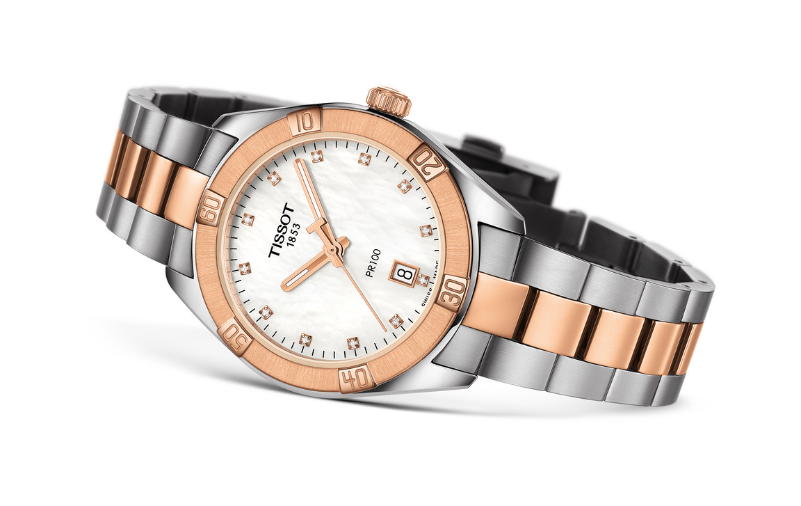 T101.910.22.116.00 Tissot PR 100 Sport Chic 36 pärlemor baksida