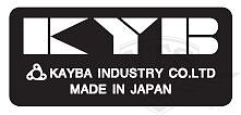 Mærkat "KYB" Yamaha FS1/FS1DX Kayba Industry CO.LTD