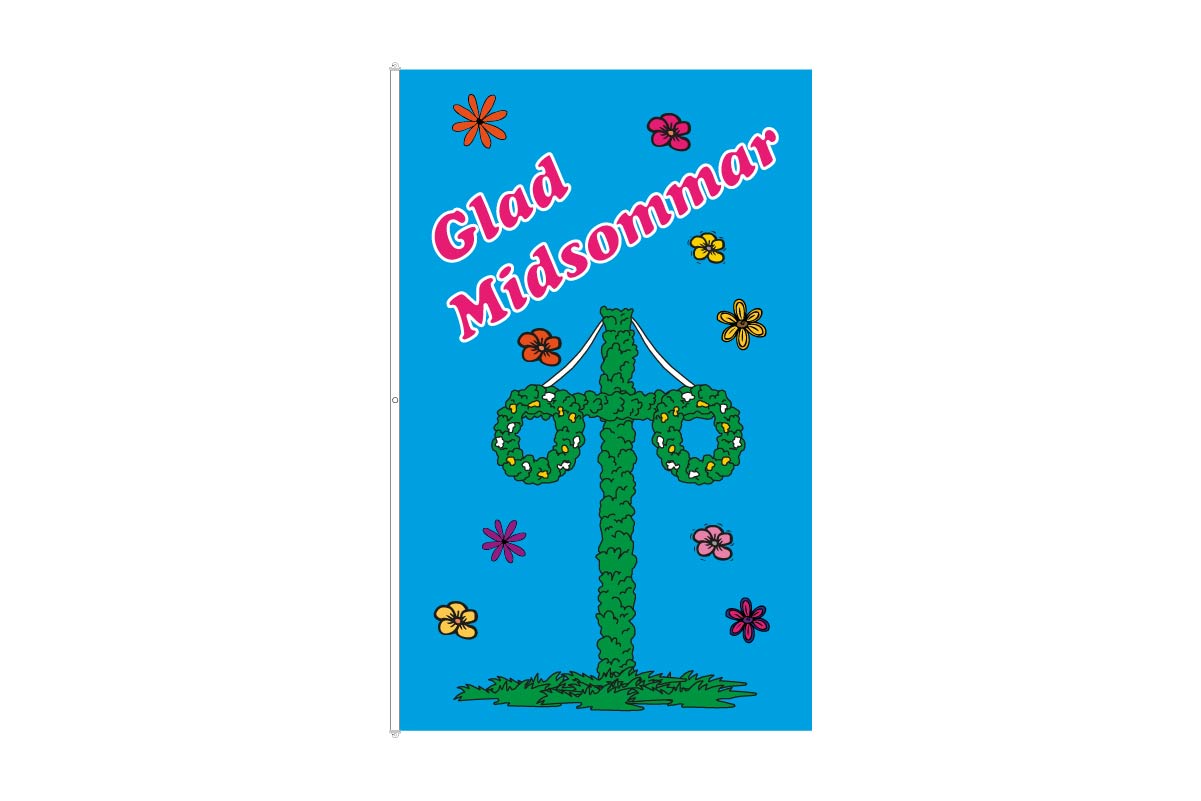 Midsommar flagga