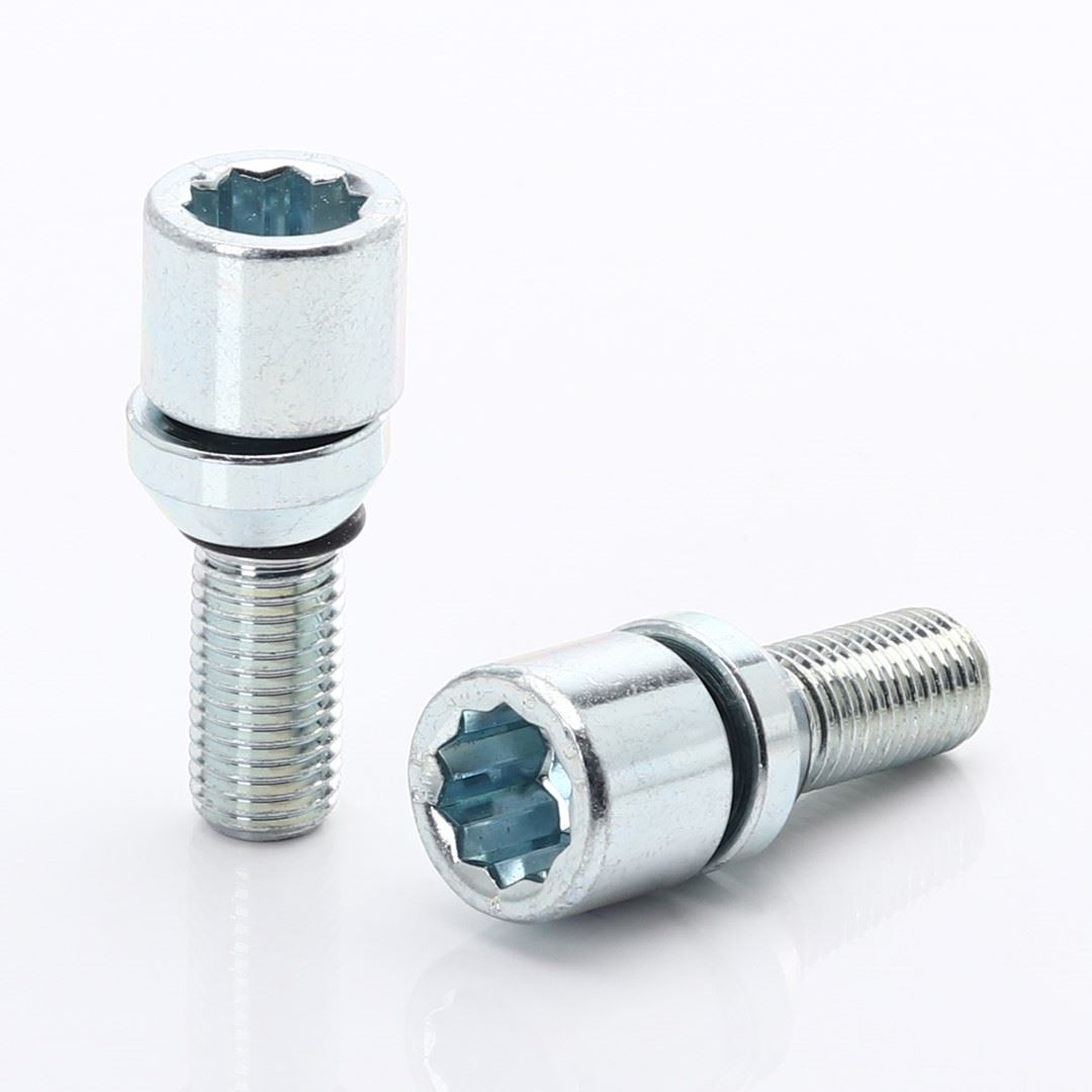 Torx / Torax / Star bolt Hjulbult / Hjulbultar med Lös kona M12x1,25 - 20st