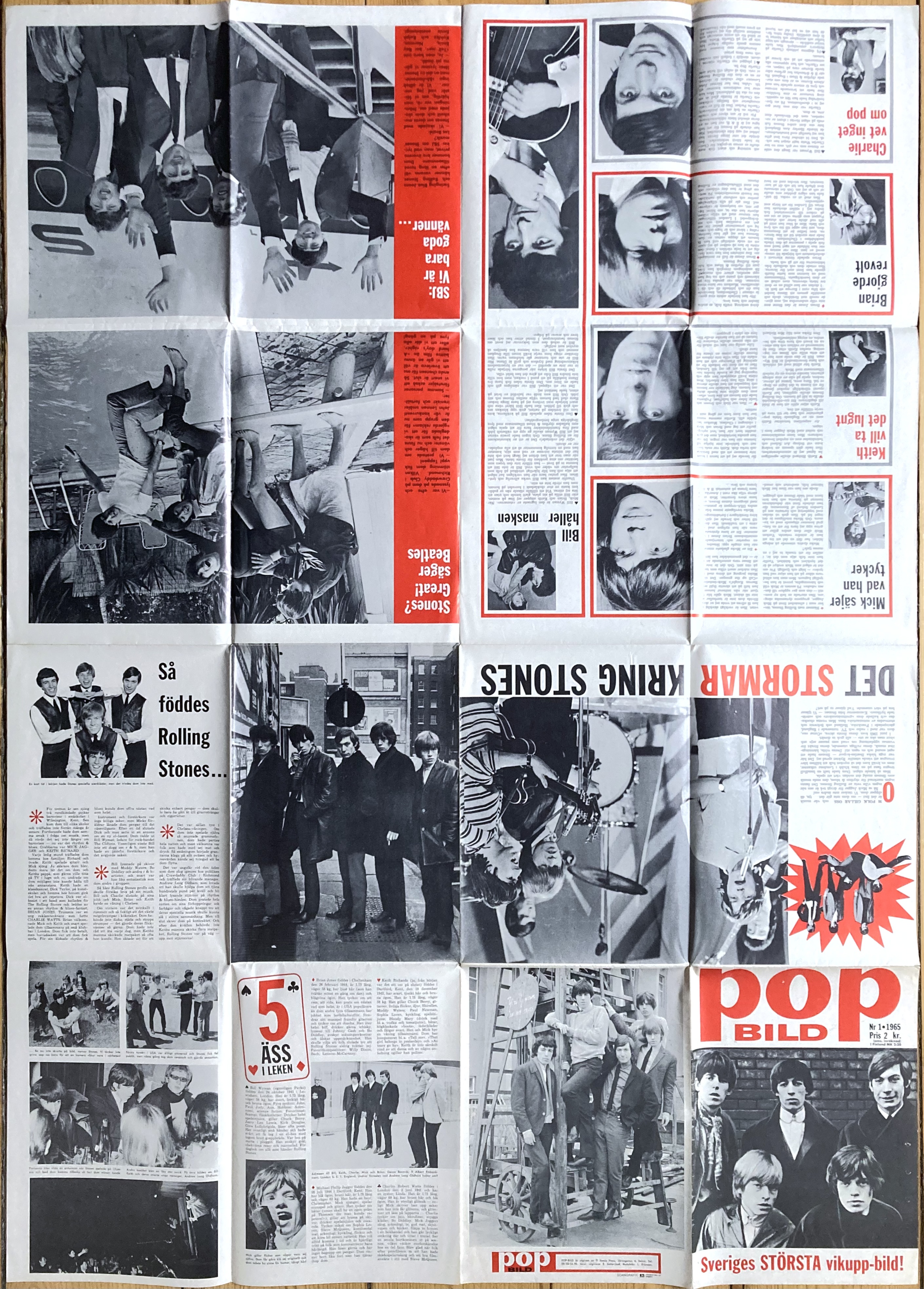 ROLLING STONES - POPBILD No 1 1965 - 3