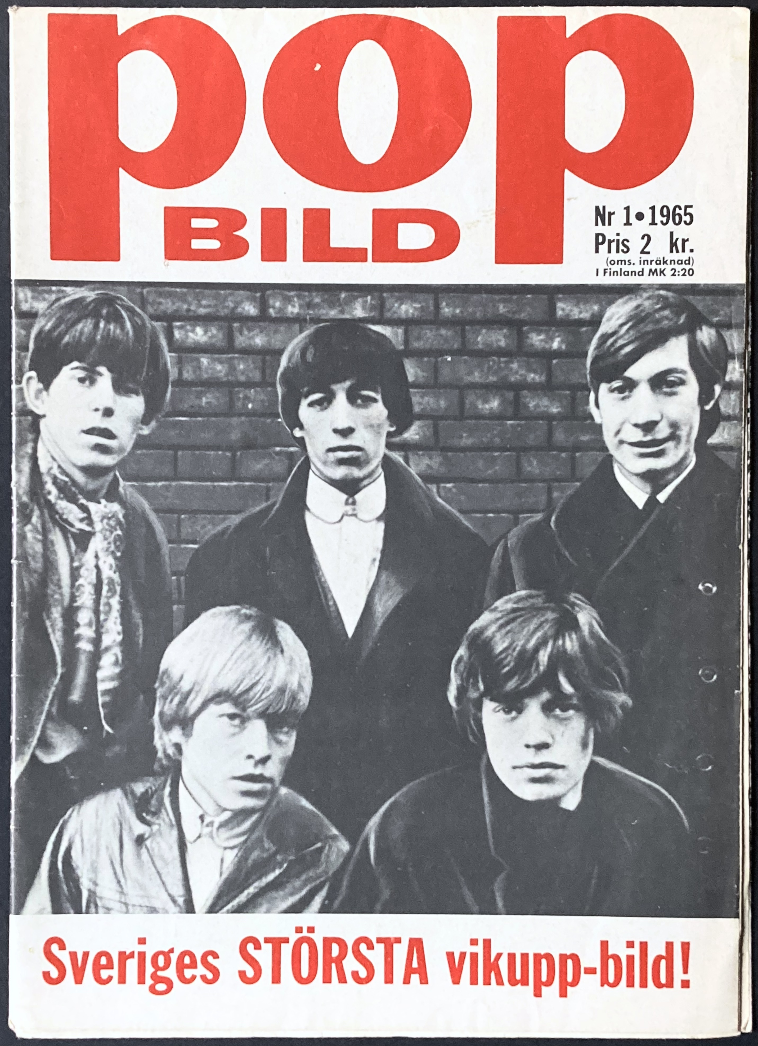 ROLLING STONES - POPBILD No 1 1965