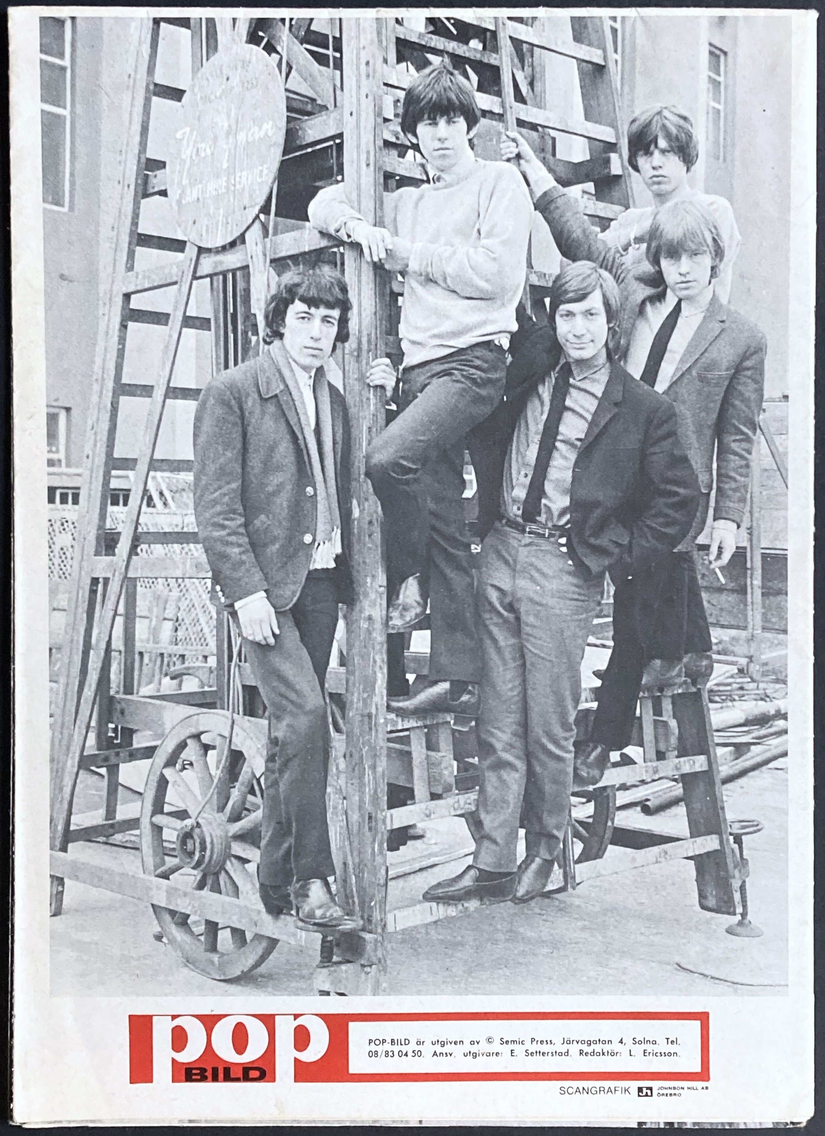 ROLLING STONES - POPBILD No 1 1965 - 2