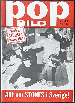 ROLLING STONES - POPBILD no 2 1965