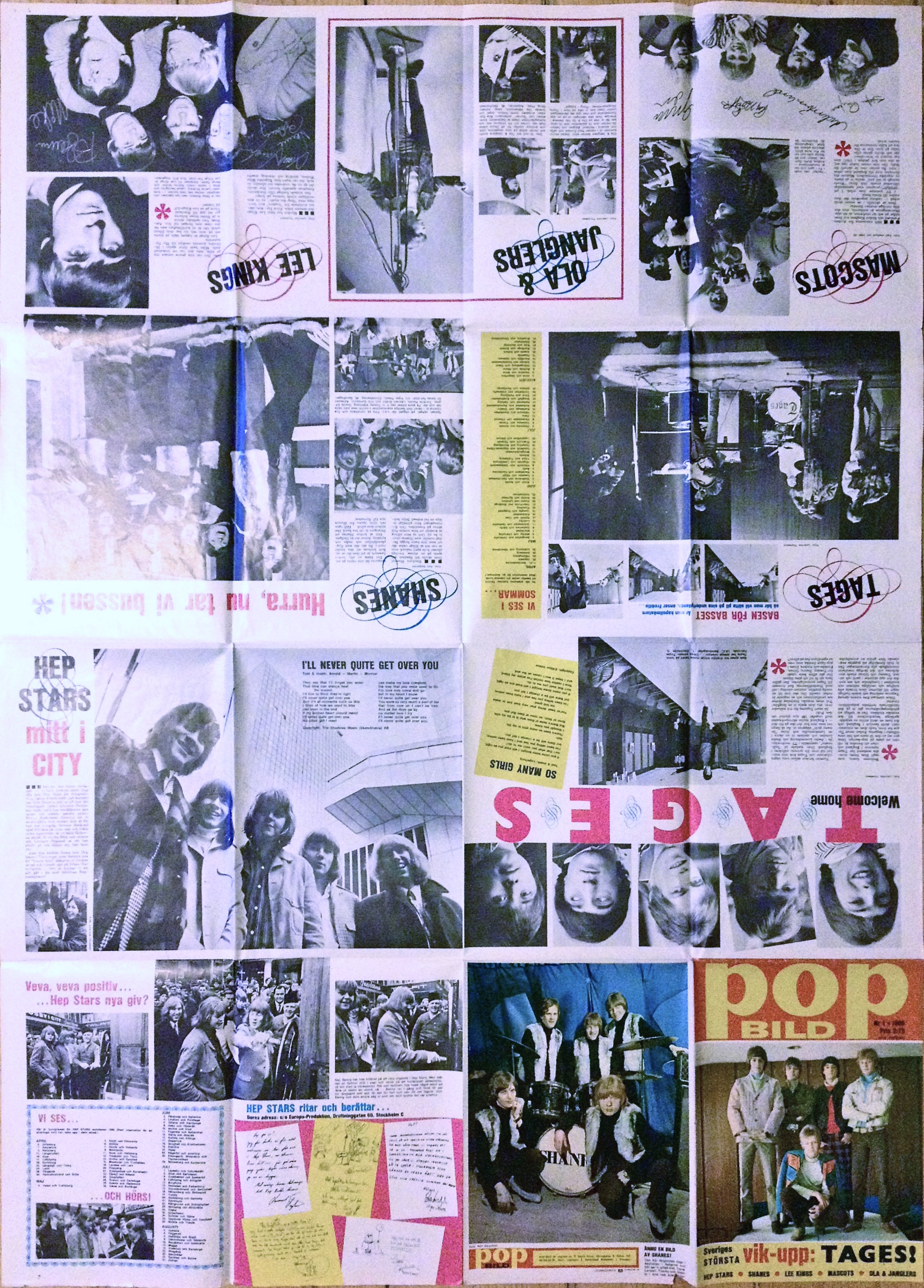 TAGES / SHANES - POPBILD No 1 1966 - 3