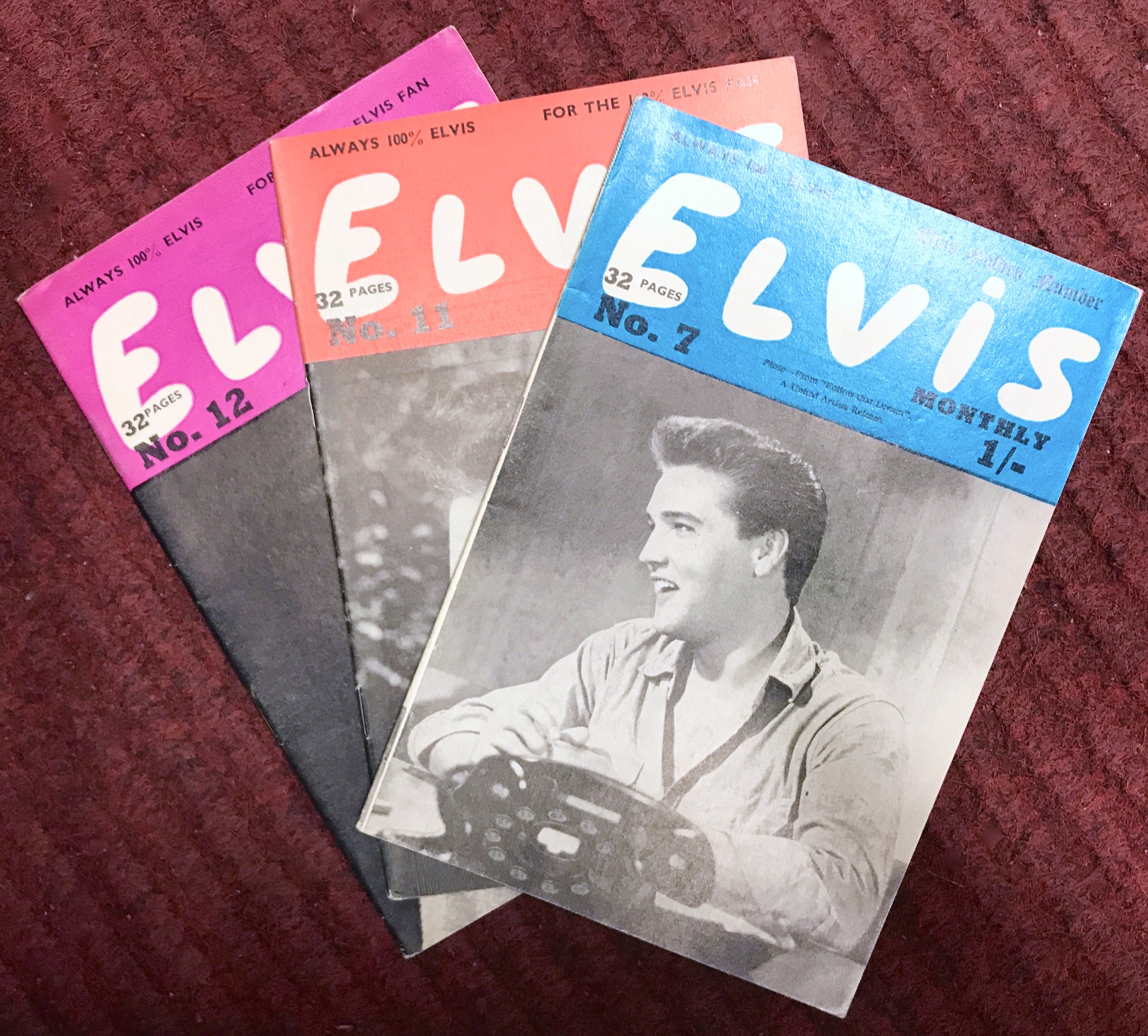 ELVIS MONTHLY - 24 nr 1962-65 - 2