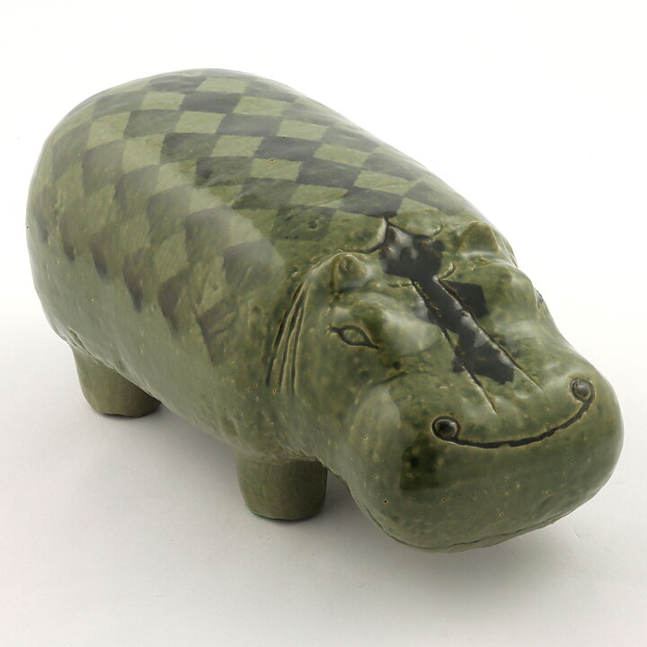 Lisa Larson (Stora Zoo) 1957) Heavenly Hippo 24/10 cm
