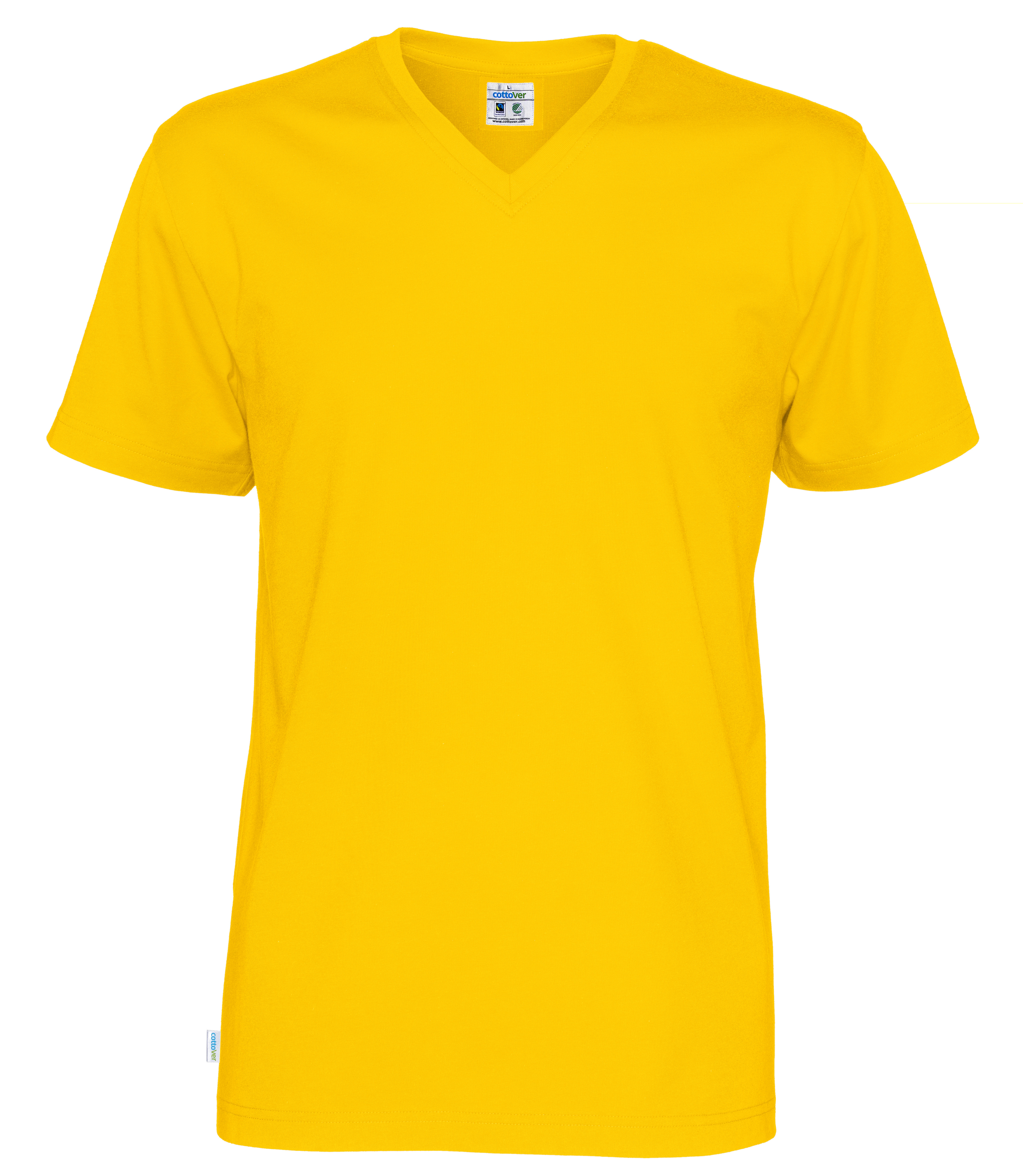 V-ringad T-shirt - Herr - Cottover - Fairtrade, EKO & GOTS - 14 olika färger - 3