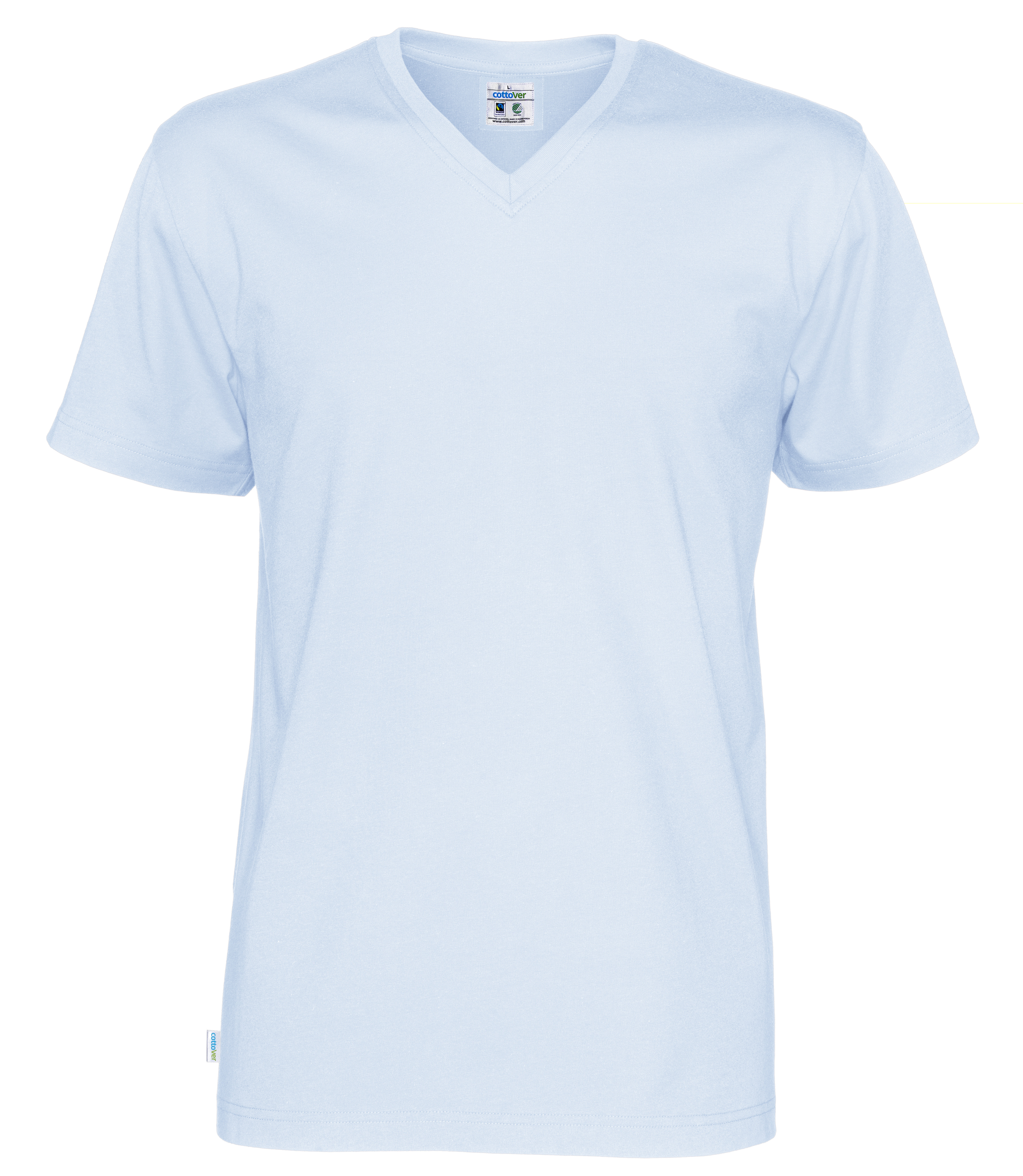 V-ringad T-shirt - Herr - Cottover - Fairtrade, EKO & GOTS - 14 olika färger - 9