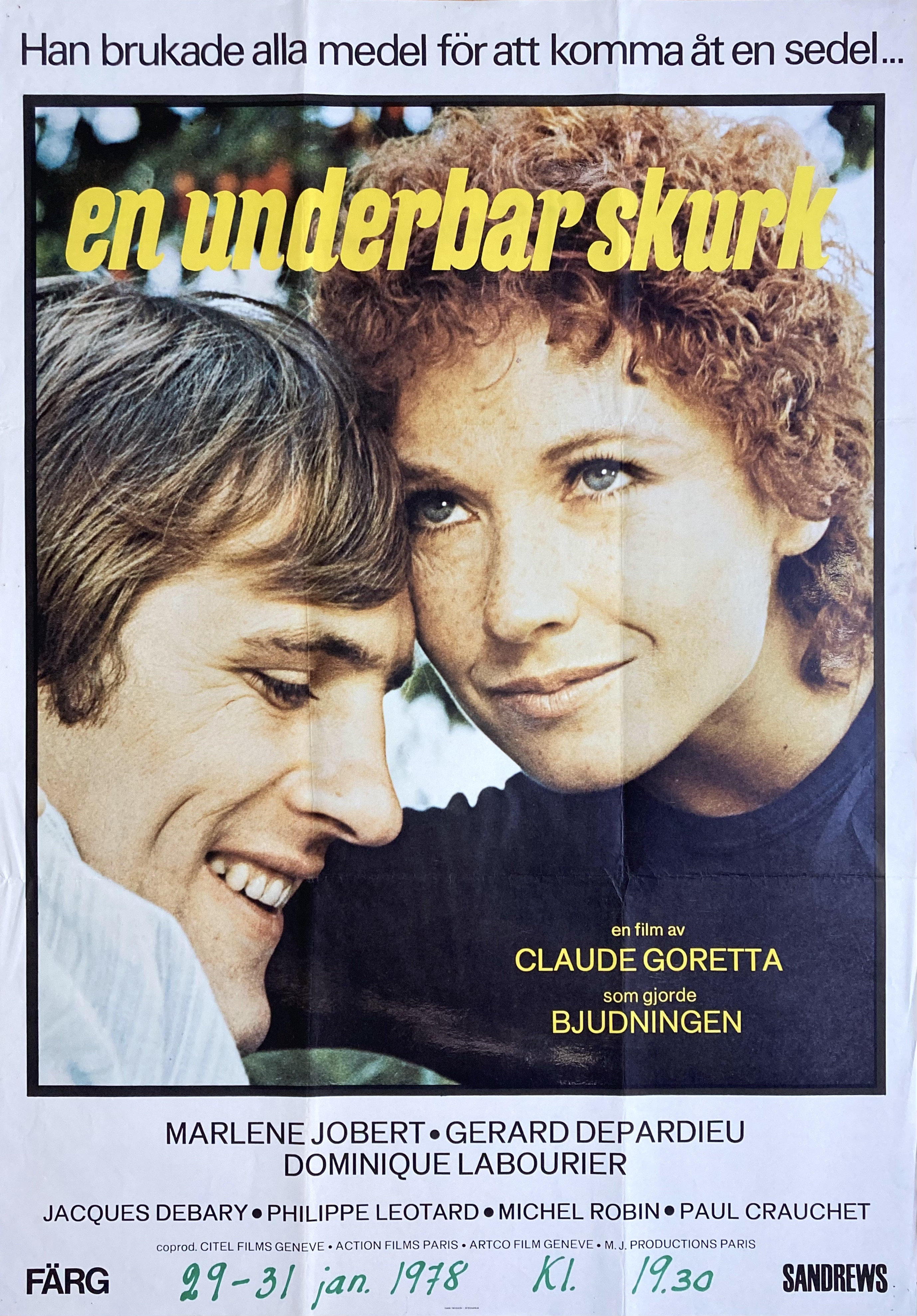 EN UNDERBAR SKURK (1975)
