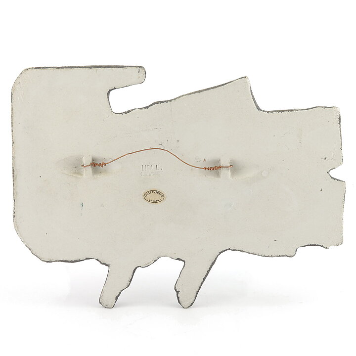 Lisa Larson (Väggplattor 1963) Enchanting Backward-Looking Bird Wall Plaque 28 cm