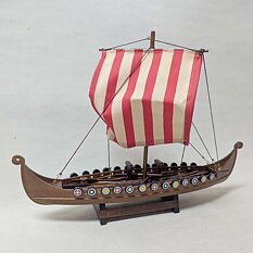 Vikingaskepp Oseberg 37x25 cm