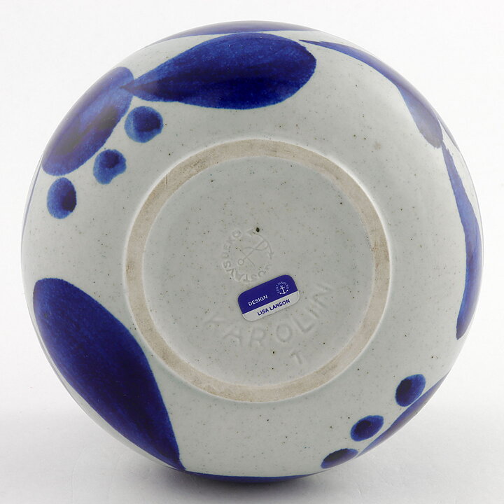 リサラーソン カロリン(Karolin) シリーズ  Vase 丸みが可愛らしい花瓶 1964年 (12/9cm)
