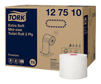 Tork Mid-size Extra Mjukt Toalettpapper – 3-lag