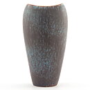 Gunnar Nylund (AXZ 1950s) Turquoise Biomorphic Vase 20 cm