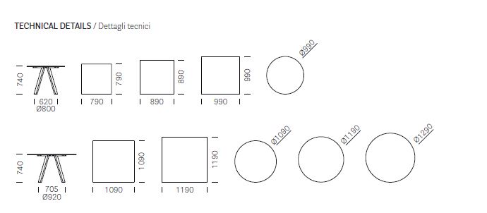 ARKI-TABLE ARK5, several sizes - 7