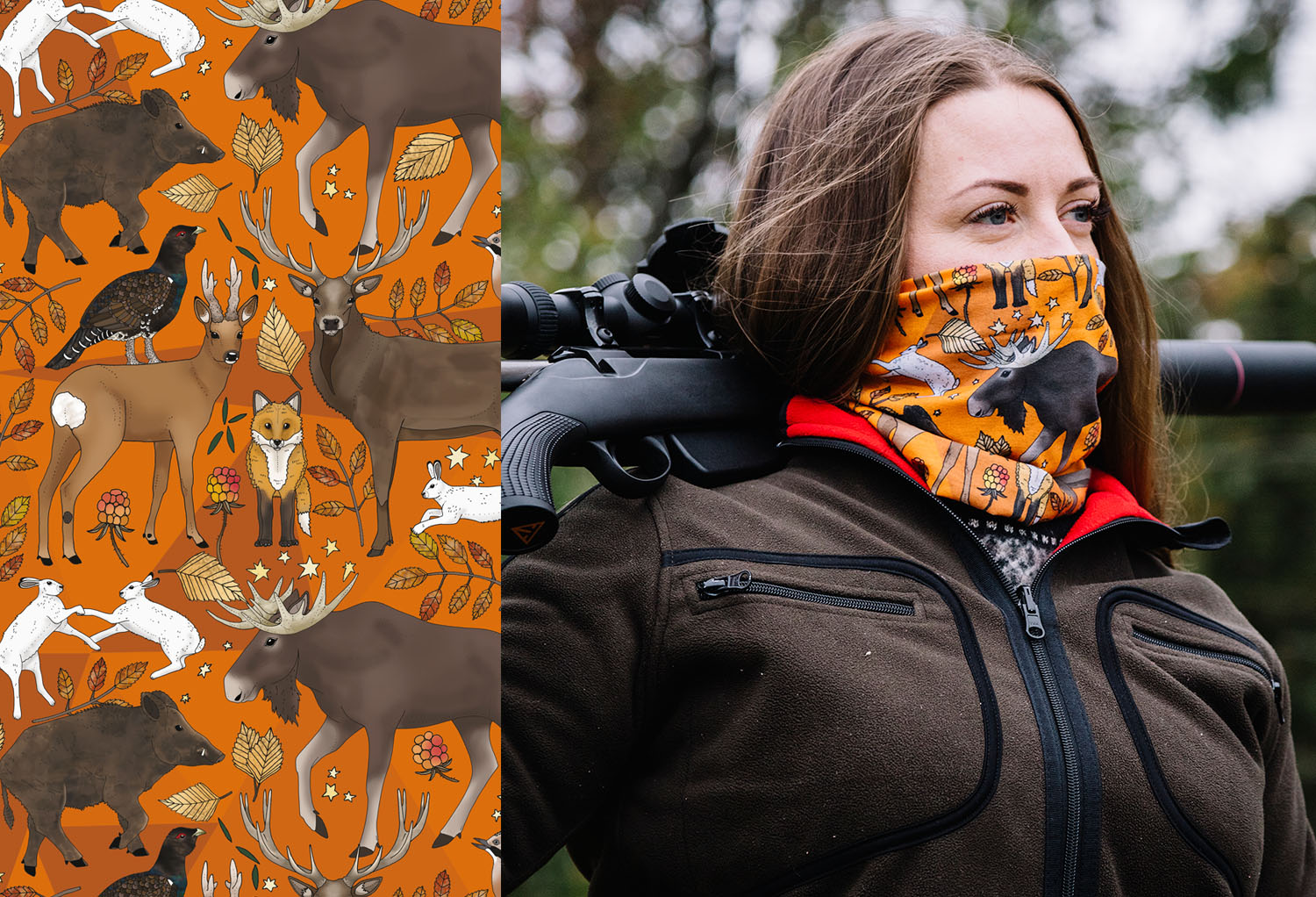 Tub / multiscarf Hjortlig - 2