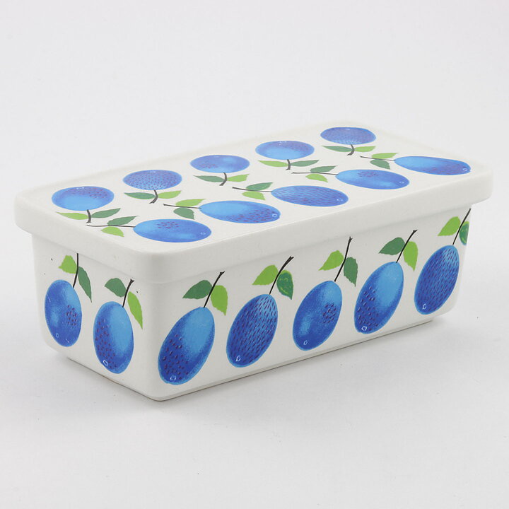 Stig Lindberg (Prunus 1962) Box with Plum Decor 16/6 cm