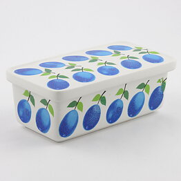 Stig Lindberg (Prunus 1962) Box with Plum Decor 16/6 cm