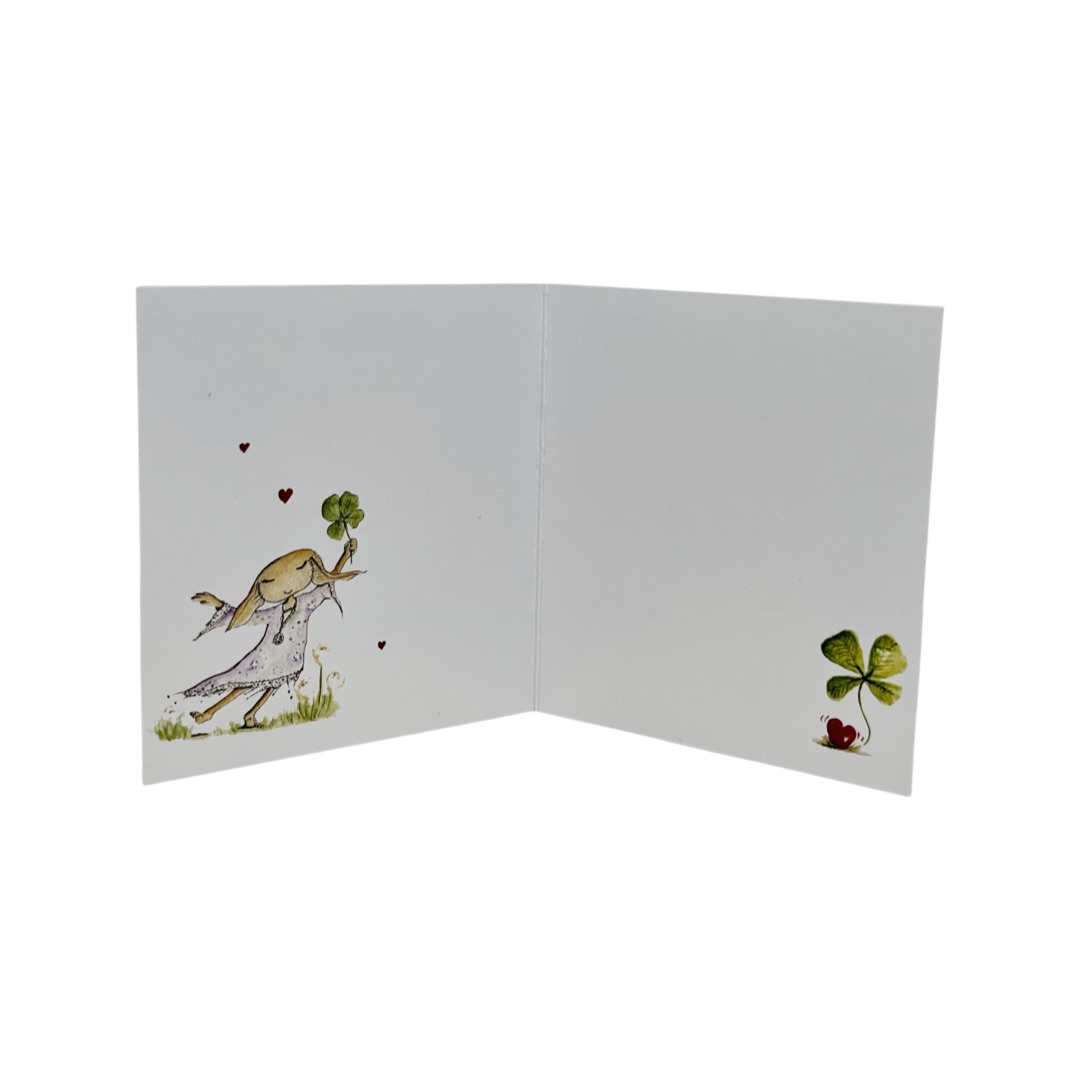 Maja Gullstrand - Dubbelvikt Kort 7x7 cm - Varma tankar, när orden inte räcker till - 2