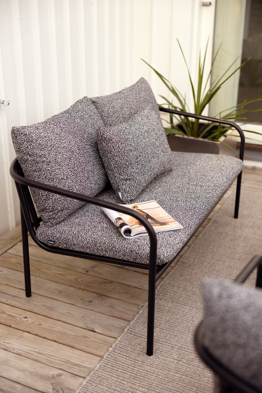 Soffan Bendt 2-sits Svart / Teddy Ant Brafab - 3