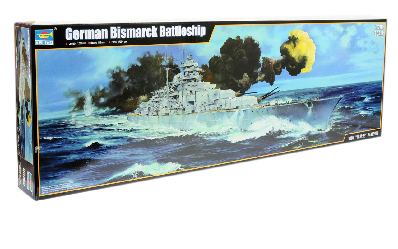 Bismarck Slagskepp (L1265mm) 1/200 - 3