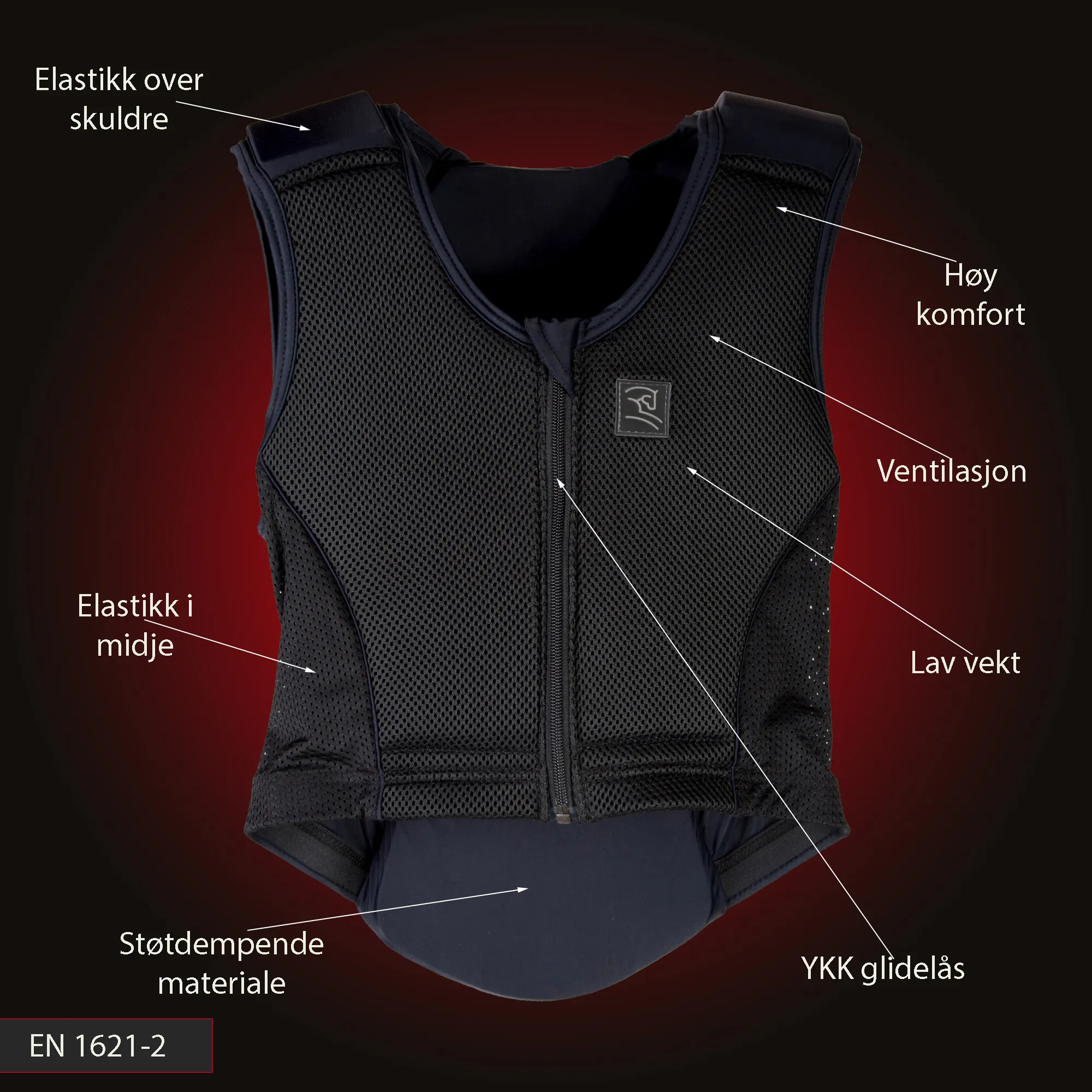 Sikkerhetsvest Heimer Light Voksen  - 2