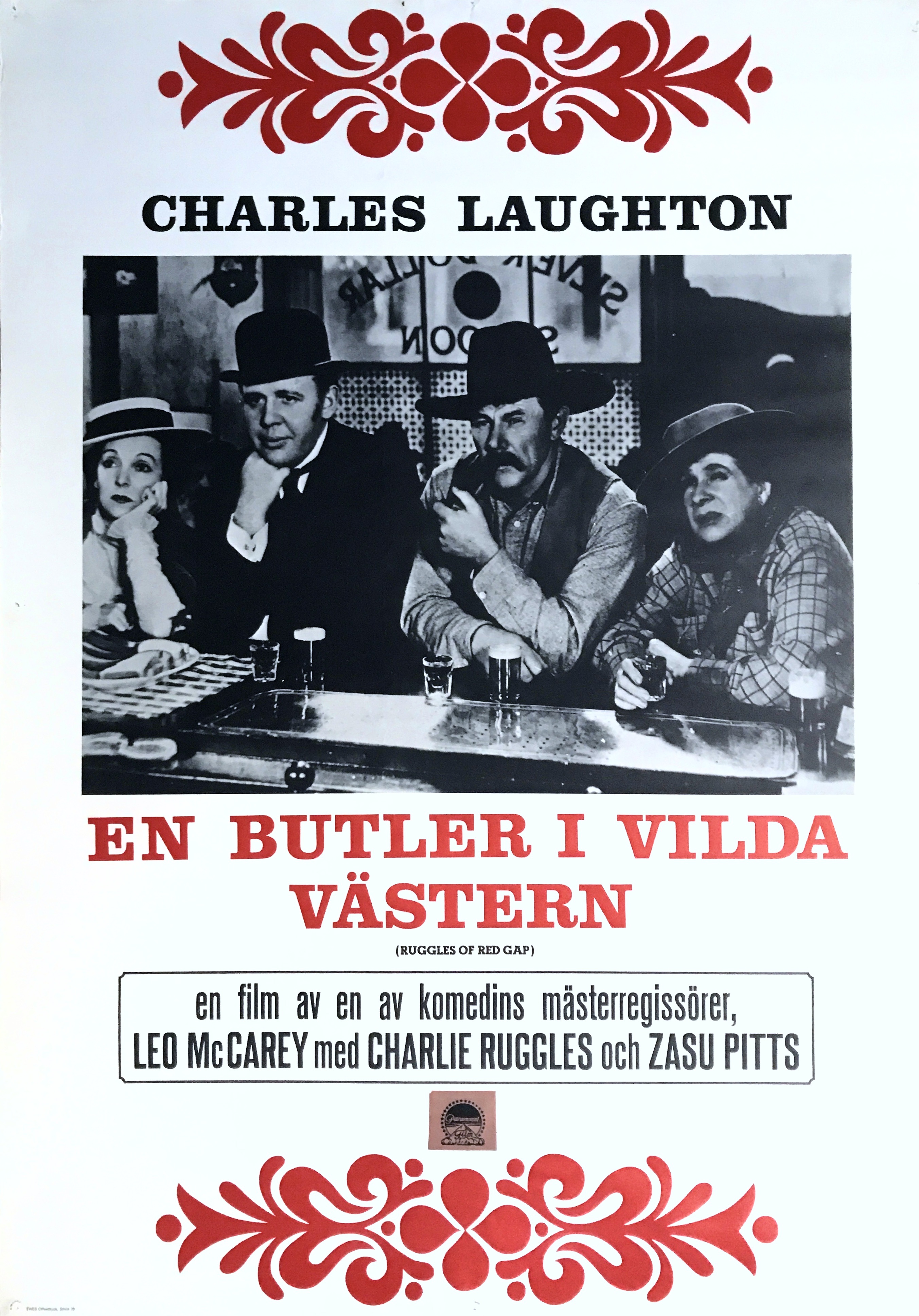EN BUTLER I VILDA VÄSTERN (1935)