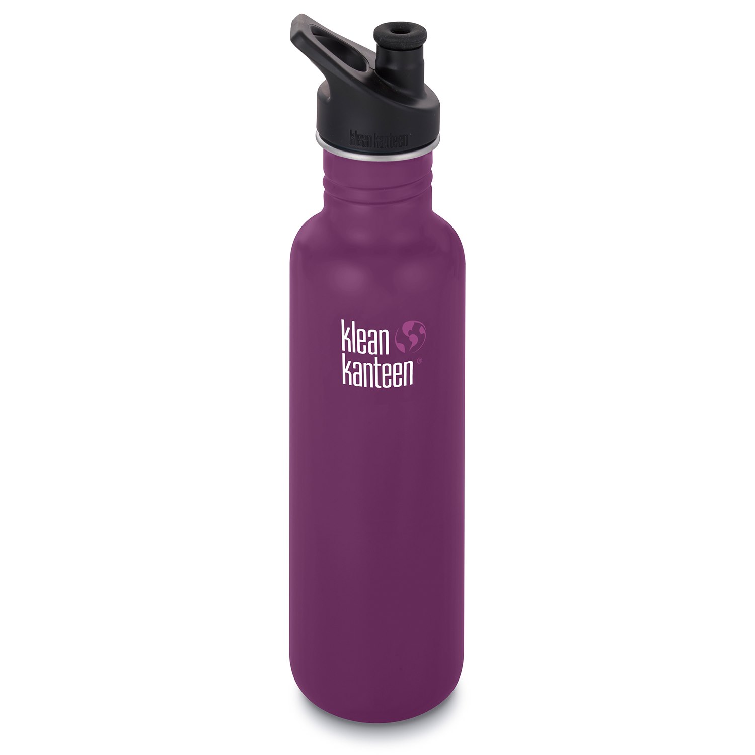 Purppura Klean Kanteen teräksinen urheilupullo