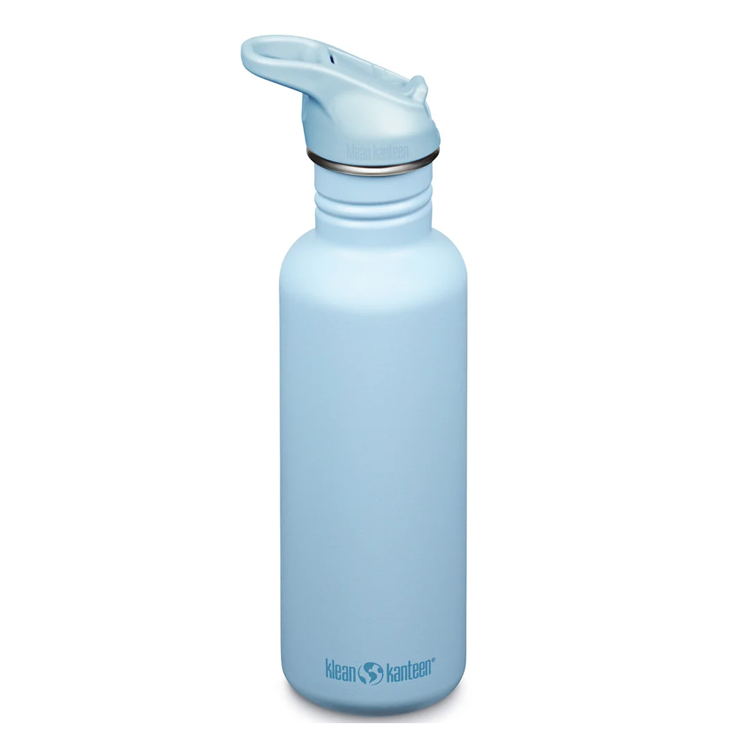 Klean Kanteen Classic Flip Seal Sport Cap 800 ml Clear Sky vaaleansininen